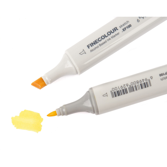 Color Markers, Yellow in de groep Gereedschappen en accessoires / Andere hulpmiddelen / Markeerpennen bij Sportfiskeprylar.se (FD-CM225)