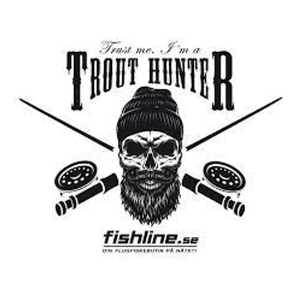 Fishline TROUTHUNTER sticker in de groep Andere / Stickers en stickers bij Sportfiskeprylar.se (FL-STICK-THUNTER)