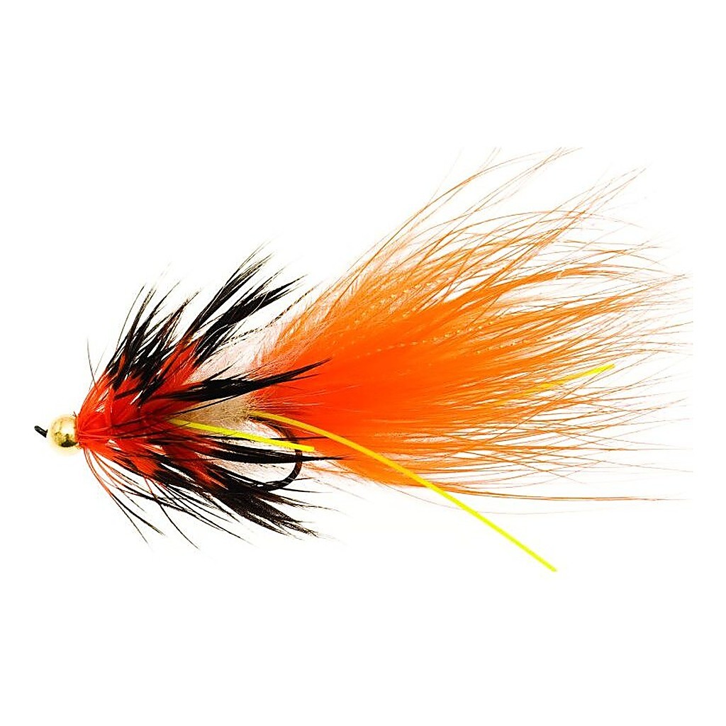 Mega Nobbler Orange/Black TMC 7989 #2 in de groep Kunstaas / Vliegen / Streamers bij Sportfiskeprylar.se (FL00112)