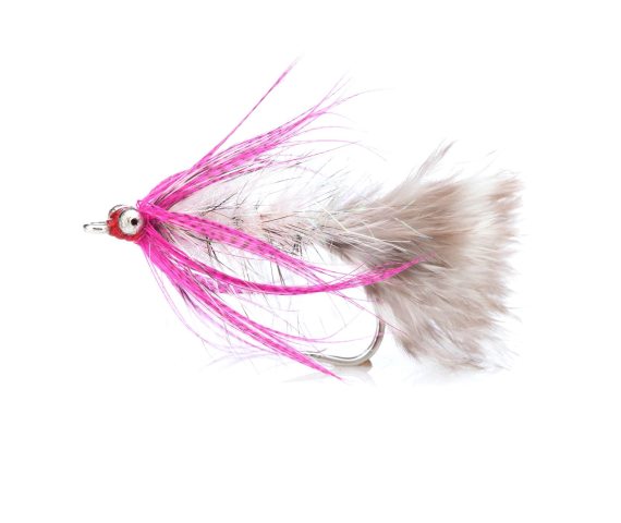 Polarmagnus Pink Grey Daiichi 2220 #6 in de groep Kunstaas / Vliegen / Streamers bij Sportfiskeprylar.se (FL00509)