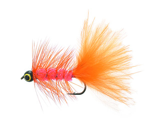 Dog Nobbler Fluo Orange Daiichi 2220 #8 in de groep Kunstaas / Vliegen / Streamers bij Sportfiskeprylar.se (FL21019)