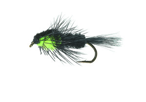 Montana Nymph Black/Fluo Green Daiichi 1710 #10 in de groep Kunstaas / Vliegen / Nimfen bij Sportfiskeprylar.se (FL22010)