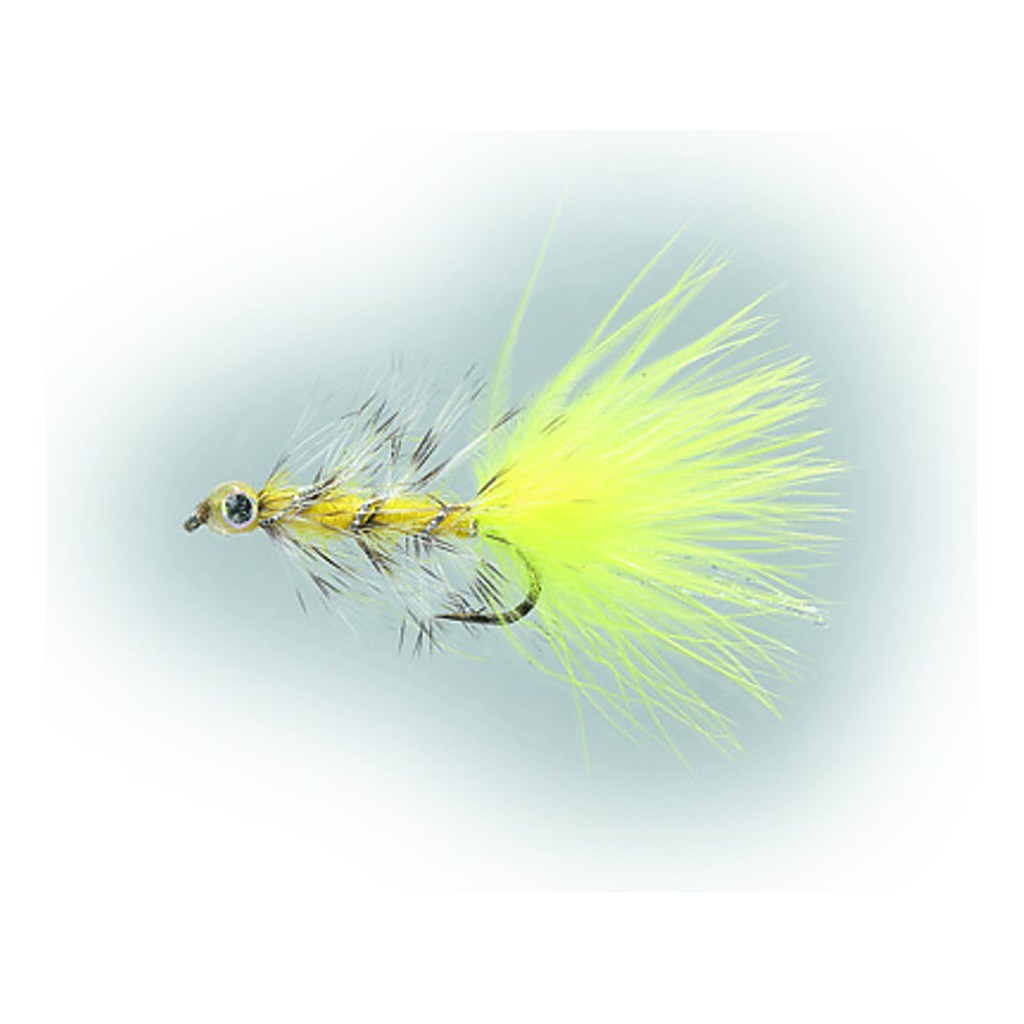 Swim Bugger Fluo Yellow Daiichi 1720 #8 in de groep Kunstaas / Vliegen / Streamers bij Sportfiskeprylar.se (FL22024)