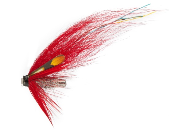 Red Mirror Red/Silver US Tube in de groep Vismethoden / Vliegvissen / Vliegen / Buisvliegen bij Sportfiskeprylar.se (FL74324r)