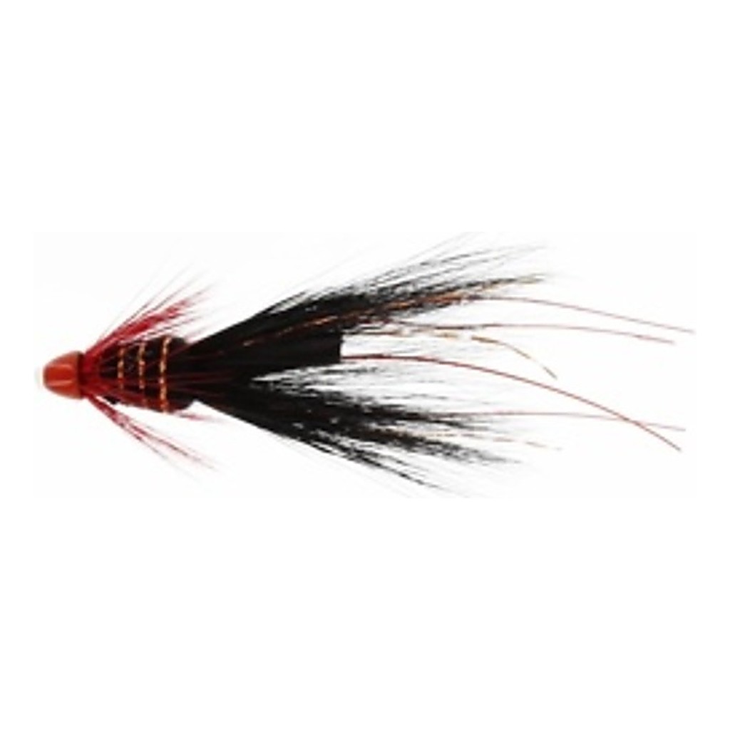 Franc N Snelda Black/Red Tube 13mm in de groep Kunstaas / Vliegen / Buisvliegen bij Sportfiskeprylar.se (FL97105)