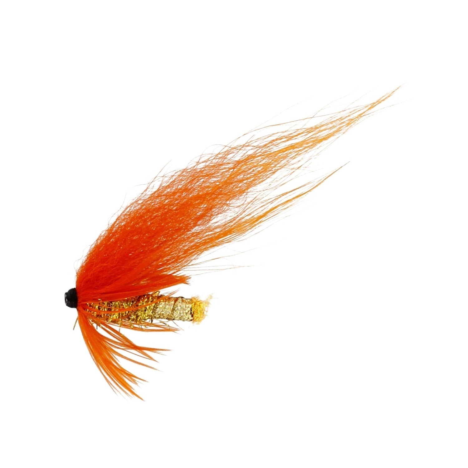 Flom Mirror Orange Plastic Tube25mm in de groep Kunstaas / Vliegen / Buisvliegen bij Sportfiskeprylar.se (FL97257)