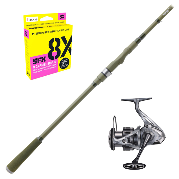 AAVA Flada 7\'9\'\' 20-90g Nasci Combo in de groep Combo\'s / Spinvis combo\'s / Snoek Spinmolen Set bij Sportfiskeprylar.se (FLADANASCICOMBO)