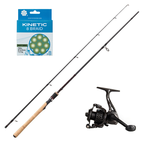 Fladen Vantage Carbon 210cm, 3-15g Combo in de groep Combo\'s / Spinvis combo\'s / Edelvis Spinhengel Set bij Sportfiskeprylar.se (FLADENVANTAGECOMBO)