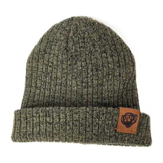 Fish Monkey Wool Beanie - Green in de groep Kleding & Schoenen / Petten, mutsen en overig / Mutsen & Hoeden bij Sportfiskeprylar.se (FM43-GRN)