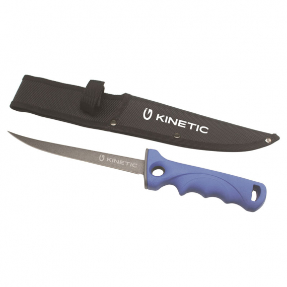 Kinetic Fillet Knife Soft Grip 7\'\' Blue/Black in de groep Gereedschappen en accessoires / Messen & Bijlen / Messen / Fileermessen bij Sportfiskeprylar.se (G189-202-085)