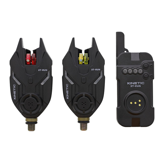 Kinetic Xt-Run Bite Alarm Set 2+1 Red & Yellow in de groep Gereedschappen en accessoires / Beetmelders en indicatoren / Beetmelders bij Sportfiskeprylar.se (G265-261-002)