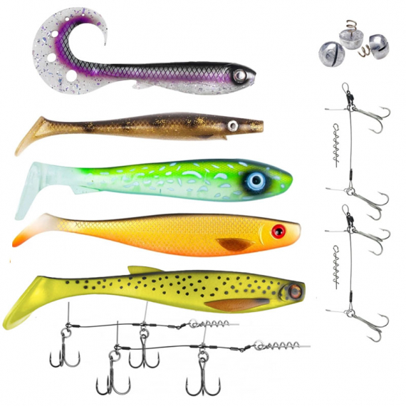 Pike Bundle - Softlures Heavy in de groep Kunstaas / Kunstaaskits bij Sportfiskeprylar.se (GADDFAVORITER3)
