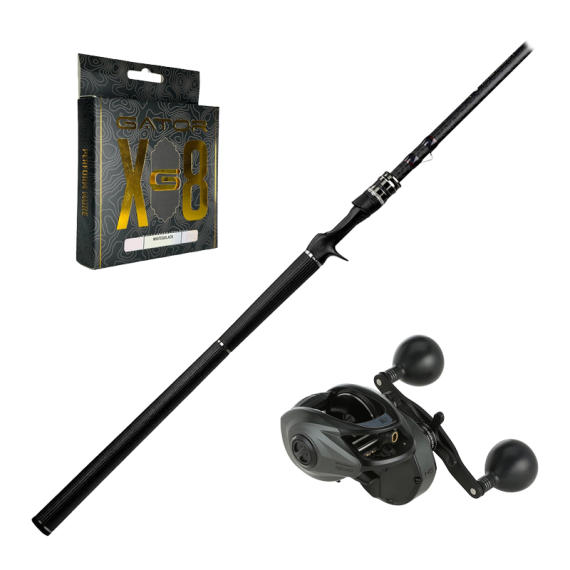 Gator Giant Bait Elixir 2.0 & Beast Combo 8\'6\'\' up to 300 Gram in de groep Combo\'s / Werpcombinaties / Baitcaster Set Snoek bij Sportfiskeprylar.se (GATOLRELIXIRBEASTCOMBO)