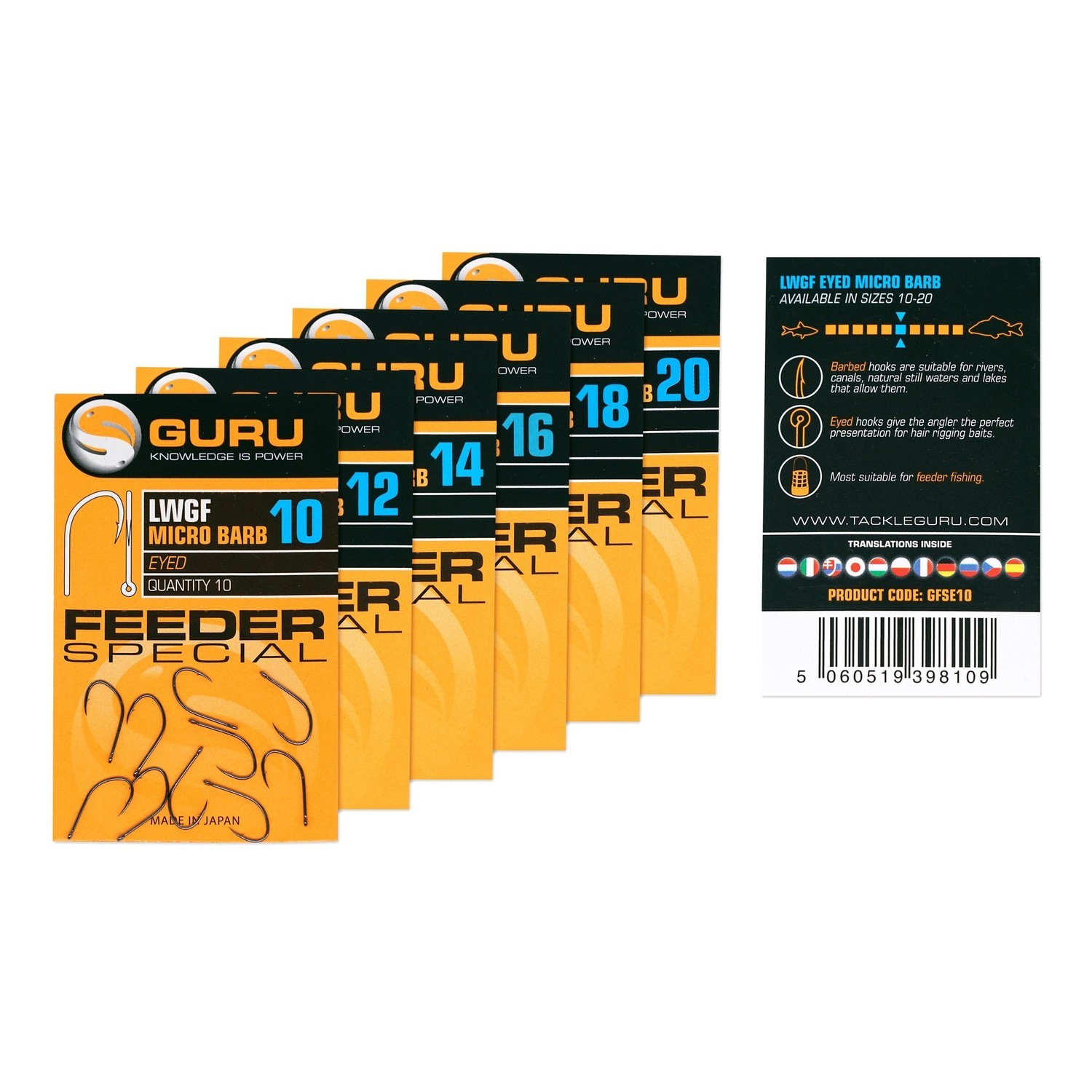 Guru Tackle LWG Feeder Special Hook in de groep Haken & Terminal Tackle / Haken / Specimenhaken bij Sportfiskeprylar.se (GFSE10r)