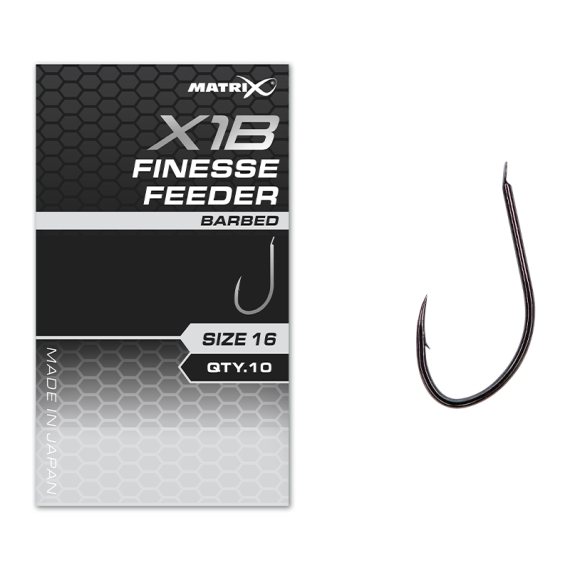 Matrix X1B Finesse Feeder Barbed in de groep Haken & Terminal Tackle / Haken / Enkele haken bij Sportfiskeprylar.se (GHK200r)