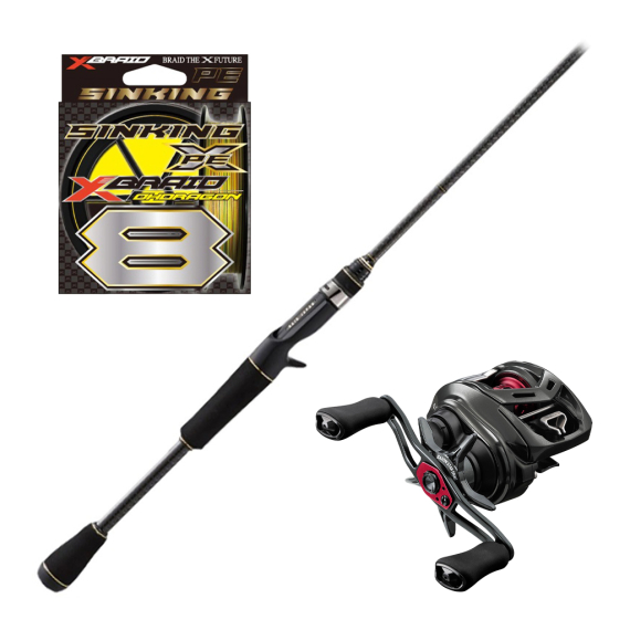 RAID Gladiator ANTI GA-65PBF Power Bait Finesse Combo in de groep Combo\'s / Werpcombinaties / Baars Werpkombinasjon bij Sportfiskeprylar.se (GLADIATORSET)