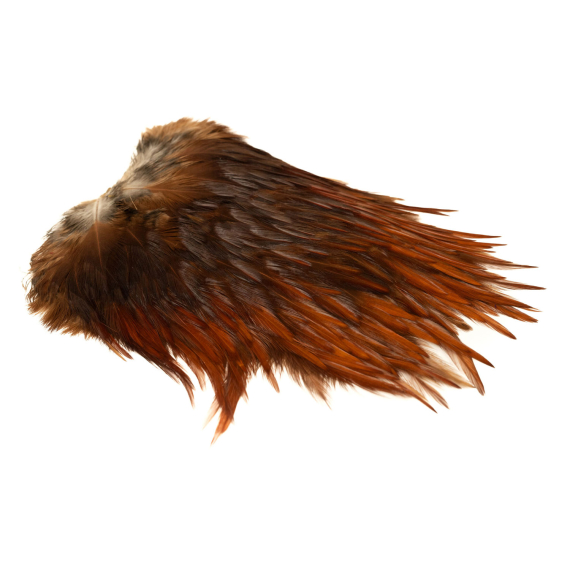 Indisk tuppsadel - Medium Brown in de groep Haken & Terminal Tackle / Vliegvis bindmateriaal / Vliegbindmateriaal / Veren & Capes / Capes & Saddles bij Sportfiskeprylar.se (GN15-5)