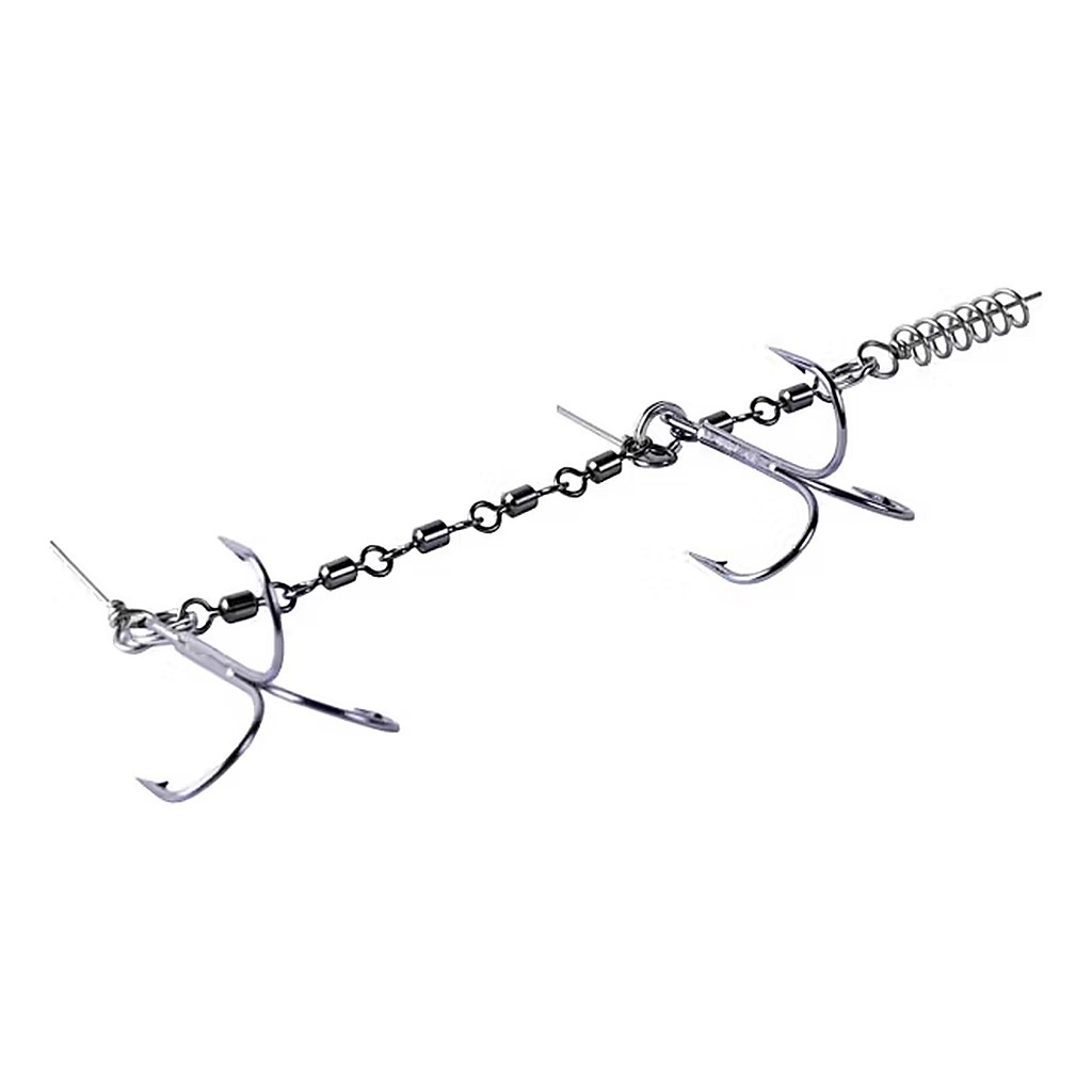 Gator Black Nickel Swivel Stinger in de groep Haken & Terminal Tackle / Stingers & Stinger-accessoires / Stingers bij Sportfiskeprylar.se (GT-SE-BN-S-1-2-0r)