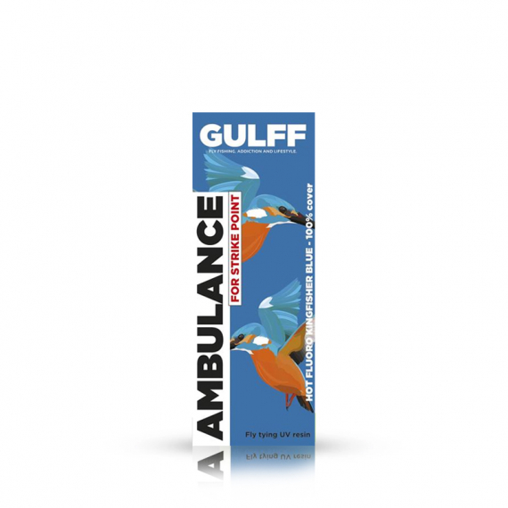 Gulff Ambulance Kingfisher Blue 15ml in de groep Gereedschappen en accessoires / Superlijm en epoxy / UV-lijm bij Sportfiskeprylar.se (GU15AK)