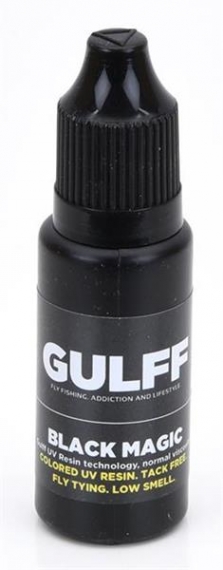 Gulff Black Magic 15ml in de groep Gereedschappen en accessoires / Superlijm en epoxy / UV-lijm bij Sportfiskeprylar.se (GU15BLK)
