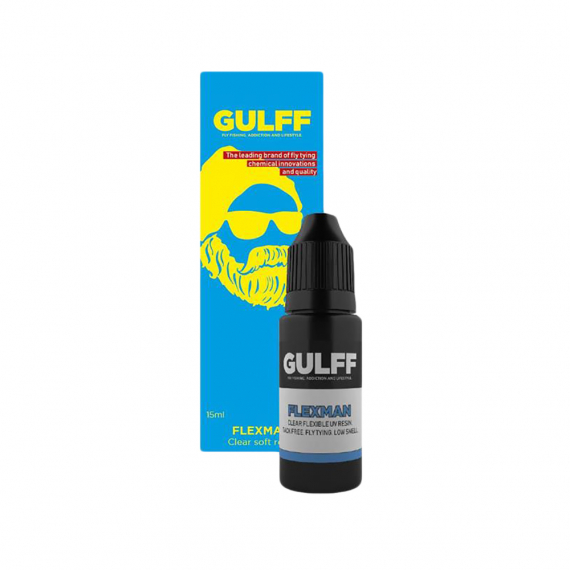 Gulff Flexman 15ml clear in de groep Gereedschappen en accessoires / Superlijm en epoxy / UV-lijm bij Sportfiskeprylar.se (GU15CX)