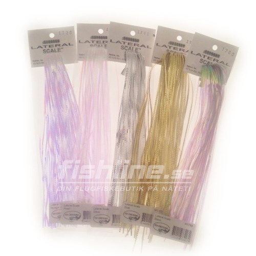 Lateral Scale - Pearl Black in de groep Haken & Terminal Tackle / Vliegvis bindmateriaal / Vliegbindmateriaal / Flash & Syntetics bij Sportfiskeprylar.se (H1760)