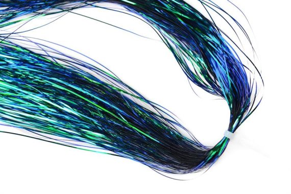 Flashabou Magnum - Pearl Dyed Sapphire in de groep Haken & Terminal Tackle / Vliegvis bindmateriaal / Vliegbindmateriaal / Flash & Syntetics bij Sportfiskeprylar.se (H3431)