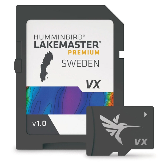 Humminbird Lakemaster VX Premium Sweden in de groep Marine Elektronica & Boot / Kaartplotters & Navigatie bij Sportfiskeprylar.se (H602022-1)