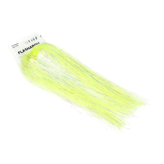 Pearl-A-Glow flashabou - yellow in de groep Haken & Terminal Tackle / Vliegvis bindmateriaal / Vliegbindmateriaal / Flash & Syntetics bij Sportfiskeprylar.se (H7152)