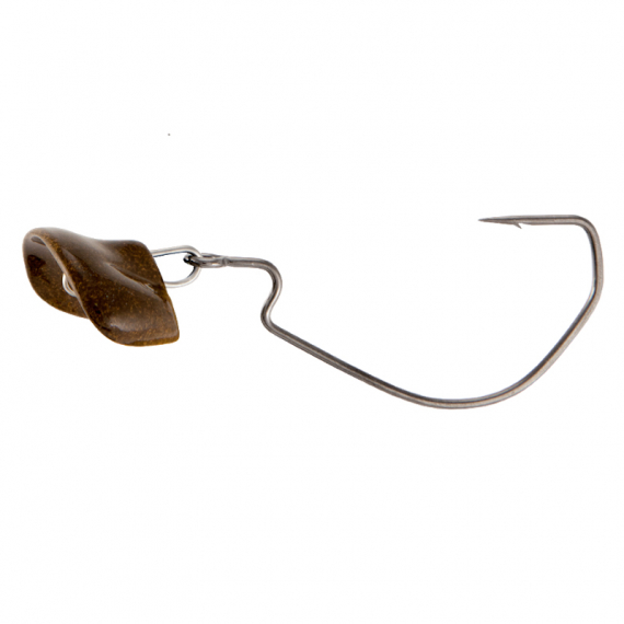 Headbanger RockerHead 11g, 4/0 (3-pak) - Muddy Brown in de groep Haken & Terminal Tackle / Jigkoppen / Offset jigkoppen bij Sportfiskeprylar.se (HB-RH-38-MB)