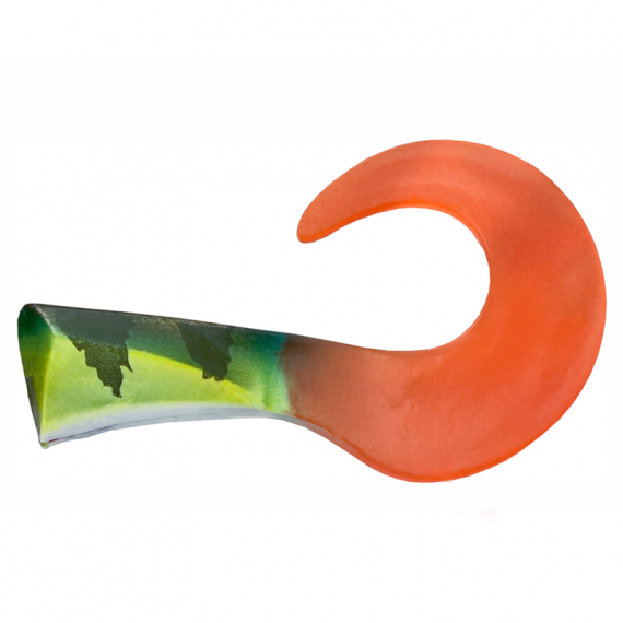 Headbanger ColossusCurly Replacement Tail - Natural Perch in de groep Kunstaas / Softbaits / Extra staarten & krulstaarten bij Sportfiskeprylar.se (HC-31-RT-NP)