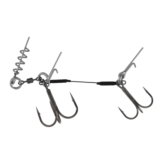Mikado Stinger Jaws Double Evo Titanium in de groep Haken & Terminal Tackle / Stingers & Stinger-accessoires / Stingers bij Sportfiskeprylar.se (HDJ-13-01r)