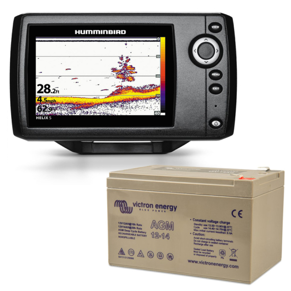 Humminbird Helix 5 Victron 14Ah Battery Combo in de groep Marine Elektronica & Boot / Fishfinders & kaartplotters / Combo Dieptemeter & GPS bij Sportfiskeprylar.se (HELIX5BATTERYSET)