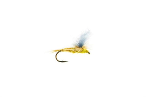 Yellow Mayflay Dun # 12 in de groep Kunstaas / Vliegen / Droge vliegen bij Sportfiskeprylar.se (HF0250-12)