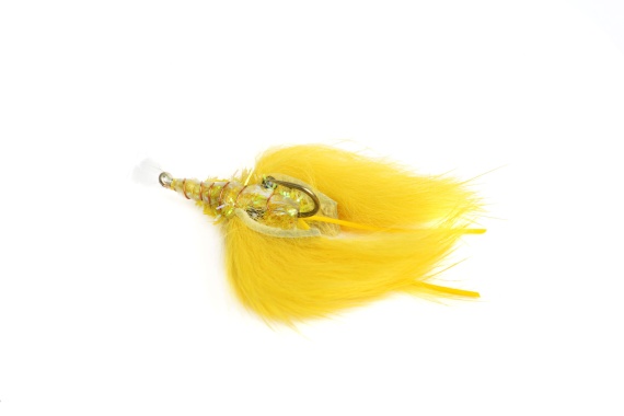 Crayfish Zonker Yellow size #6 in de groep Kunstaas / Vliegen / Streamers bij Sportfiskeprylar.se (HF9040)