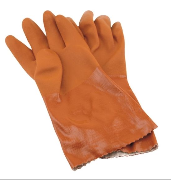 Sea Grip Vinyl Waterproof Gloves, Orange in de groep Kleding & Schoenen / Kleding / Handschoenen bij Sportfiskeprylar.se (HG-620-L)