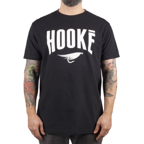 Hooke The Original T-Shirt Black S in de groep Kleding & Schoenen / Kleding / T-shirts bij Sportfiskeprylar.se (HK17SS--TS1-BLS)
