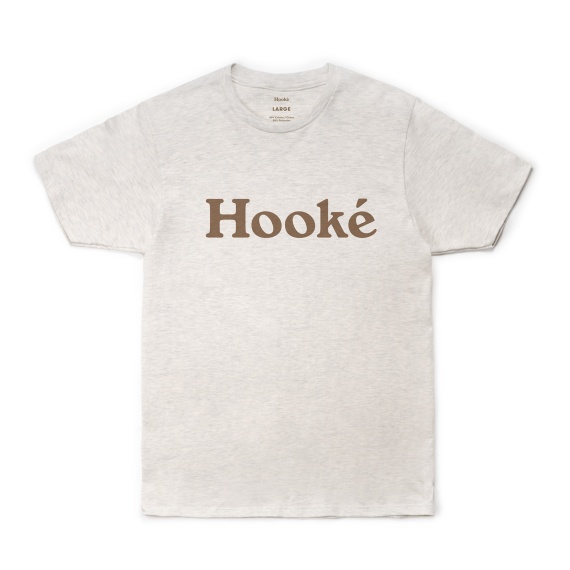 Hooke Original Tee Oatmeal in de groep Kleding & Schoenen / Kleding / T-shirts bij Sportfiskeprylar.se (HK19FW-TS1-OAT-Sr)
