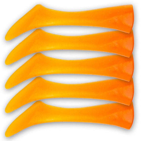 Headbanger Shad 11cm Replacement Tails (5-pak), Orange in de groep Kunstaas / Softbaits / Baars Softbaits & Snoekbaars Softbaits bij Sportfiskeprylar.se (HS-11-RT-OR)