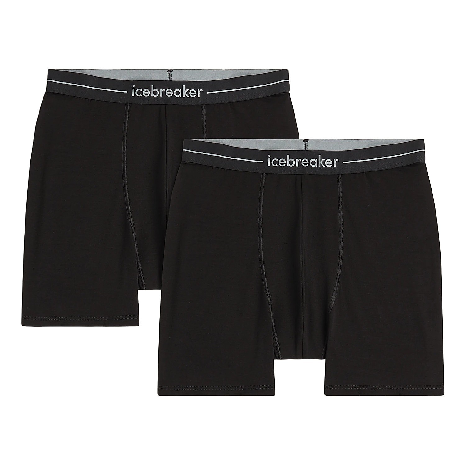 Icebreaker M\'s Merino 150 Anatomica Boxers 2 Pack Black in de groep Kleding & Schoenen / Kleding / Onderkleding & Ondergoed / Ondergoed bij Sportfiskeprylar.se (IB0A57E50011001r)
