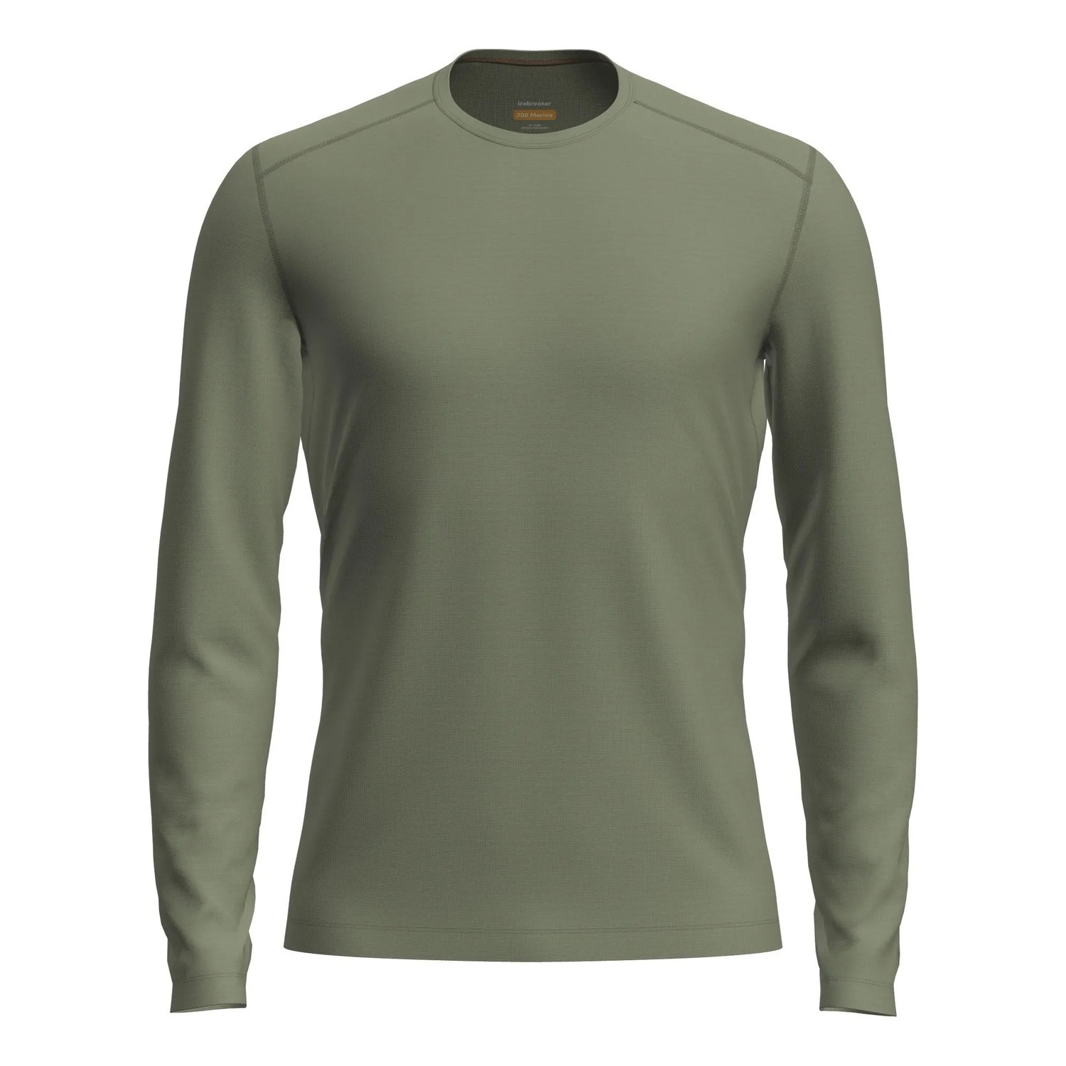 Icebreaker M\'s Merino 200 Oasis LS Crew Lichen in de groep Kleding & Schoenen / Kleding / Onderkleding & Ondergoed / Basislaag top bij Sportfiskeprylar.se (IB104365A741002r)