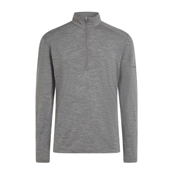 Icebreaker Mens 200 Oasis LS Half Zip Gritstone in de groep Kleding & Schoenen / Kleding / Onderkleding & Ondergoed / Basislaag top bij Sportfiskeprylar.se (IBB043670131005r)