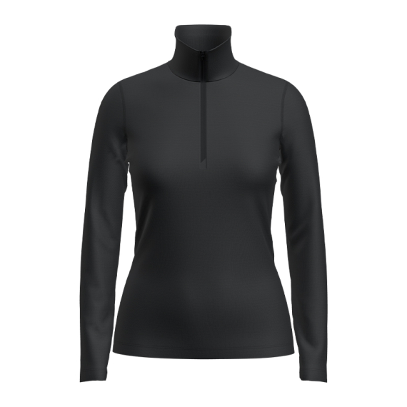 Icebreaker Womens 200 Oasis LS Half Zip Black in de groep Kleding & Schoenen / Kleding / Onderkleding & Ondergoed / Basislaag top bij Sportfiskeprylar.se (IBB043800011007r)