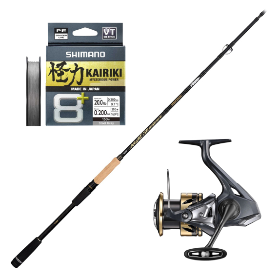 Illex Night Shadows S 2202 H Swimbait Driver & Ultegra FD Combo in de groep Combo\'s / Spinvis combo\'s / Snoek Spinmolen Set bij Sportfiskeprylar.se (ILLEXNIGHTSHDWCOMBO)