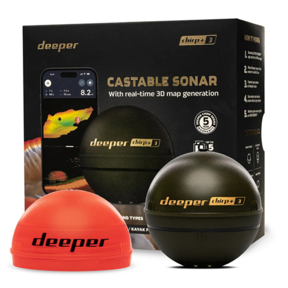 Deeper Smart Sonar CHIRP+ 3 in de groep Marine Elektronica & Boot / Fishfinders & kaartplotters / Draagbare visvinders bij Sportfiskeprylar.se (ITGAM1951)