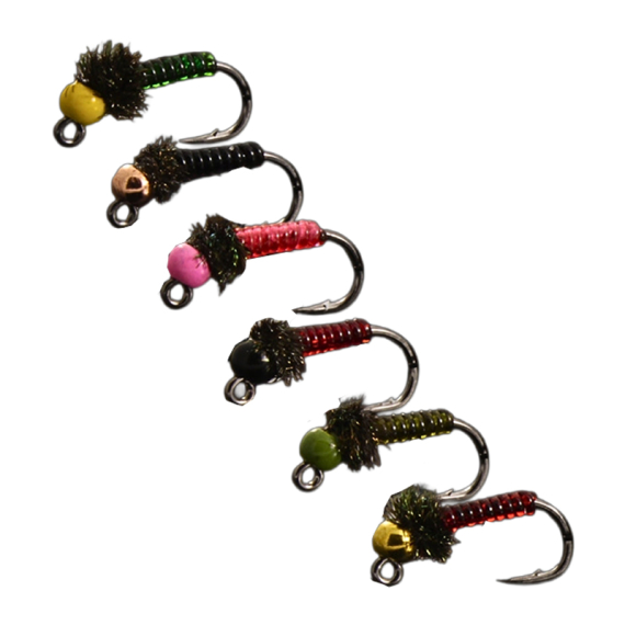 Norolan Jänkäpukki Ice Fly - Complete Color Set (6-pack) in de groep bij Sportfiskeprylar.se (JP-IF)