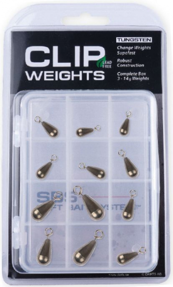 Darts Clip Weights Tungsten Box in de groep Haken & Terminal Tackle / Jigkoppen / Clip Gewichten bij Sportfiskeprylar.se (K0002-900)