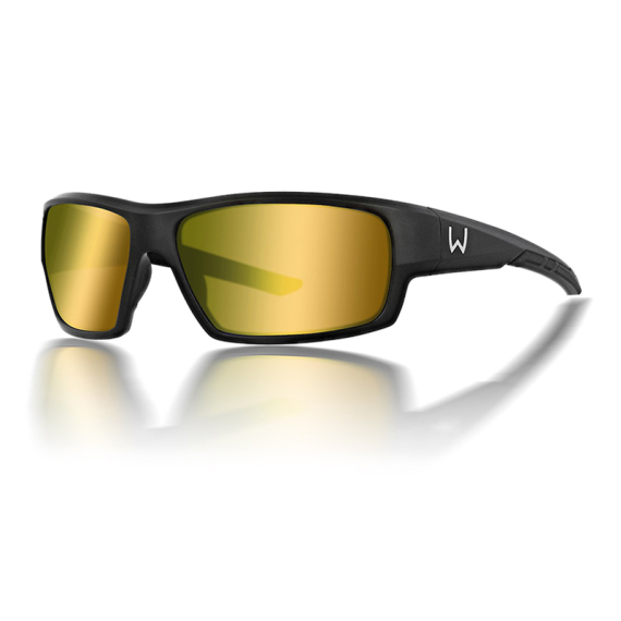 Westin W6 Sport 10 Matte Black LB Yellow AR Blue Filter Cat, 10 in de groep Kleding & Schoenen / Brillen bij Sportfiskeprylar.se (K01-1312-OS2)
