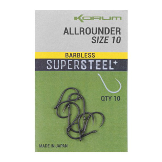 Korum Allrounder Barbless in de groep Haken & Terminal Tackle / Haken / Specimenhaken bij Sportfiskeprylar.se (K0310060r)