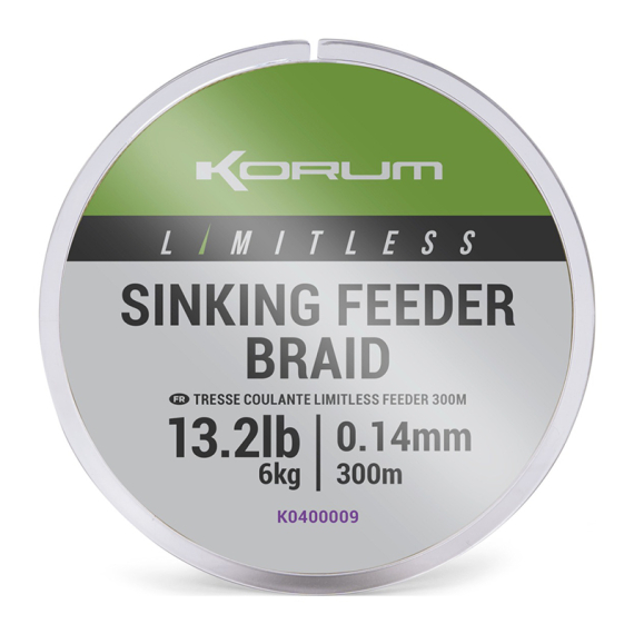 Korum Limitless Sinking Feeder Braid 0,16mm in de groep Lijnen / Specimenlijnen bij Sportfiskeprylar.se (K0400010)